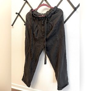 Free People | Living in the City Slouchy Linen Pant | Size Small